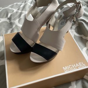 Michael Kors leather heels